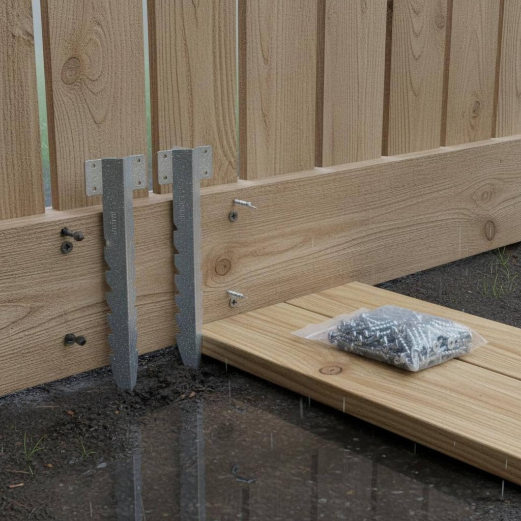 10 ชิ้นสกรูรวมวงเล็บ Sleeper รถไฟ Heavy Duty Sleeper Bracket อเนกประสงค์สําหรับภูมิทัศน์, Gardeners