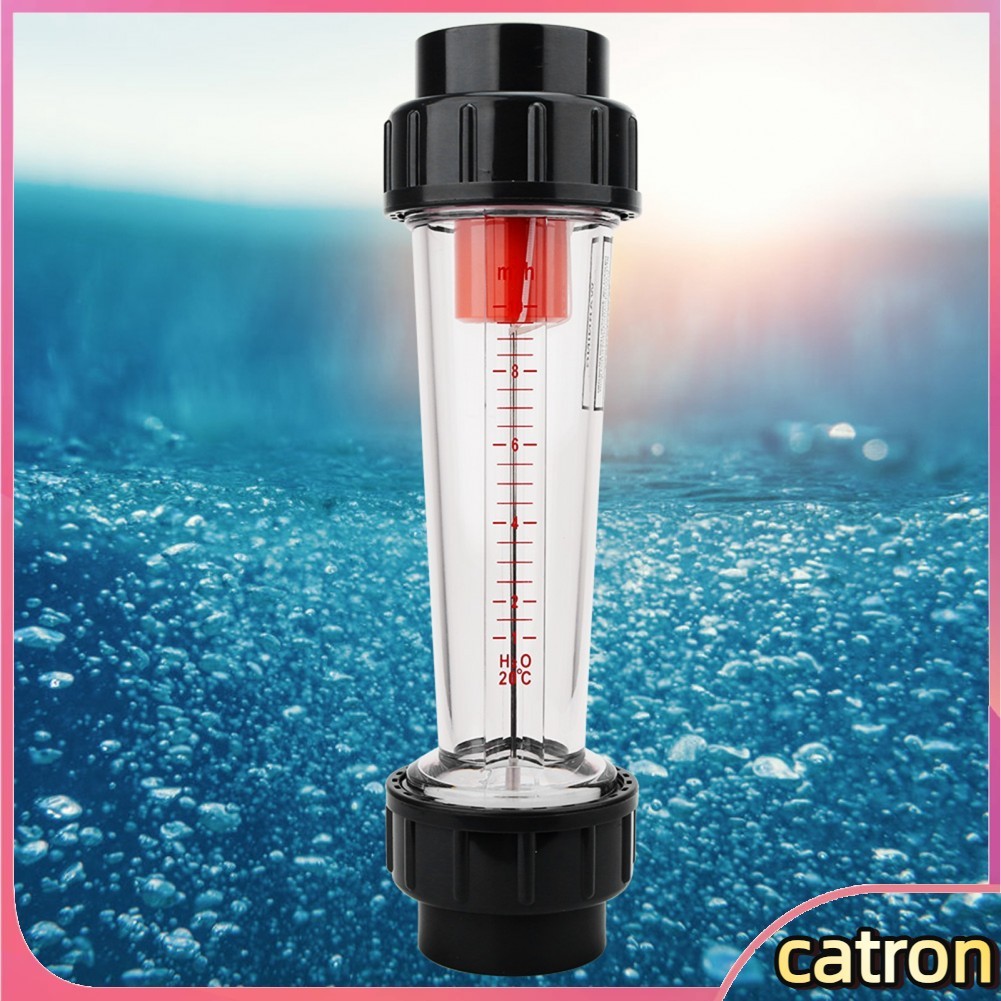 catron-th gernie Liquid Flowmeter Lzs 50 Tube Type มิเตอร์น้ำพลาสติกสำหรับ Flat Interface Fluid Pipe