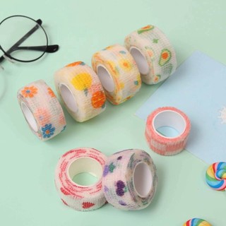 COTS Cute Printed Self Adhesive Elastic Bandage Colorful Sports Wrap Tape First Aid Kit Tape
