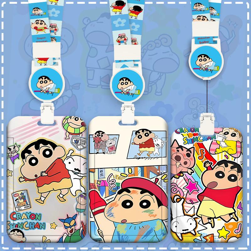 Crayon Shin-Chan ป้ายชื่อ Bus Card Case Cover ลาย HD#FT95