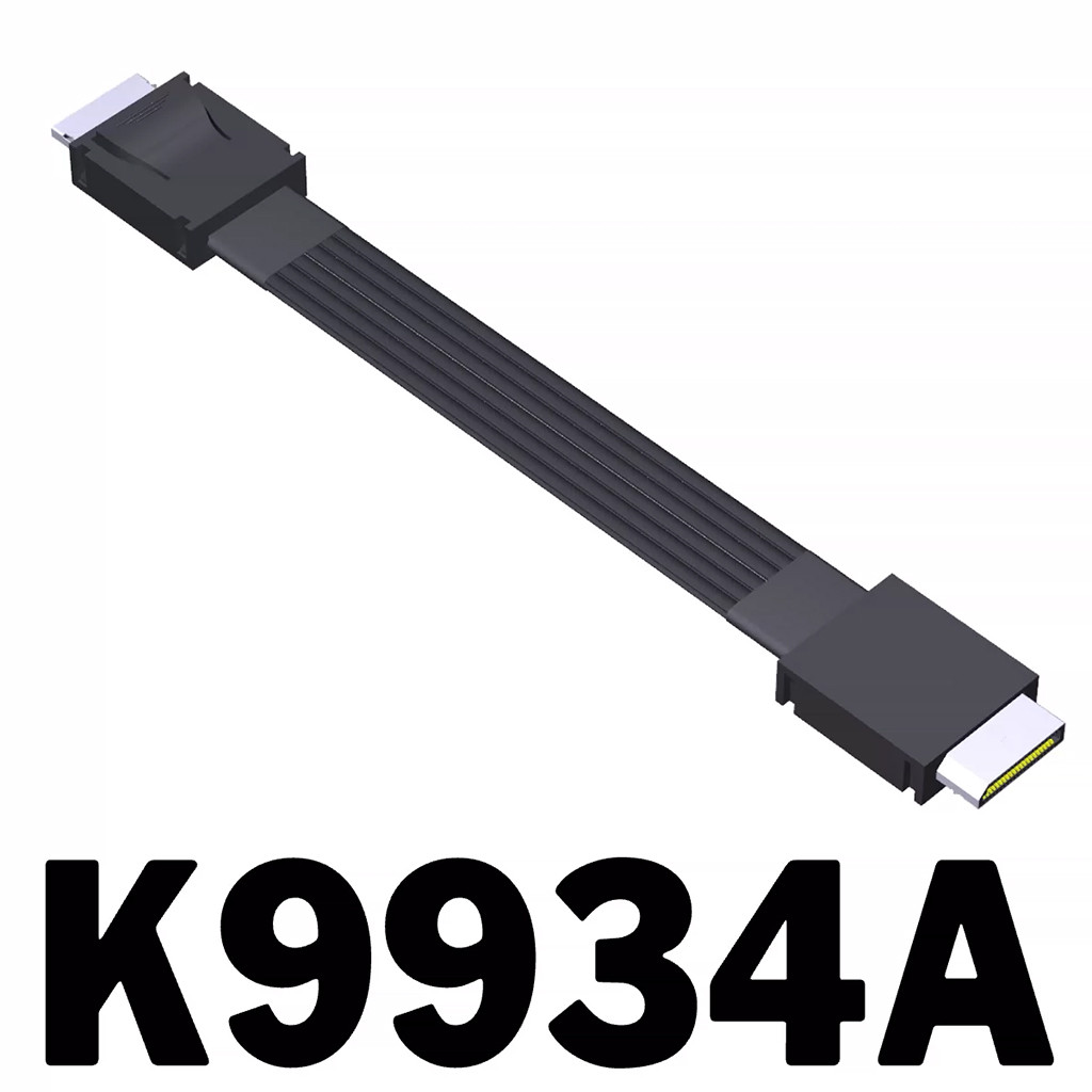 (ADT-Link) F9G OCuLink สถานีเชื่อมต่อ GPU ภายนอก ATX เปิดประเภท PCIe 4.0 64Gbps K9934A F9G-BK7