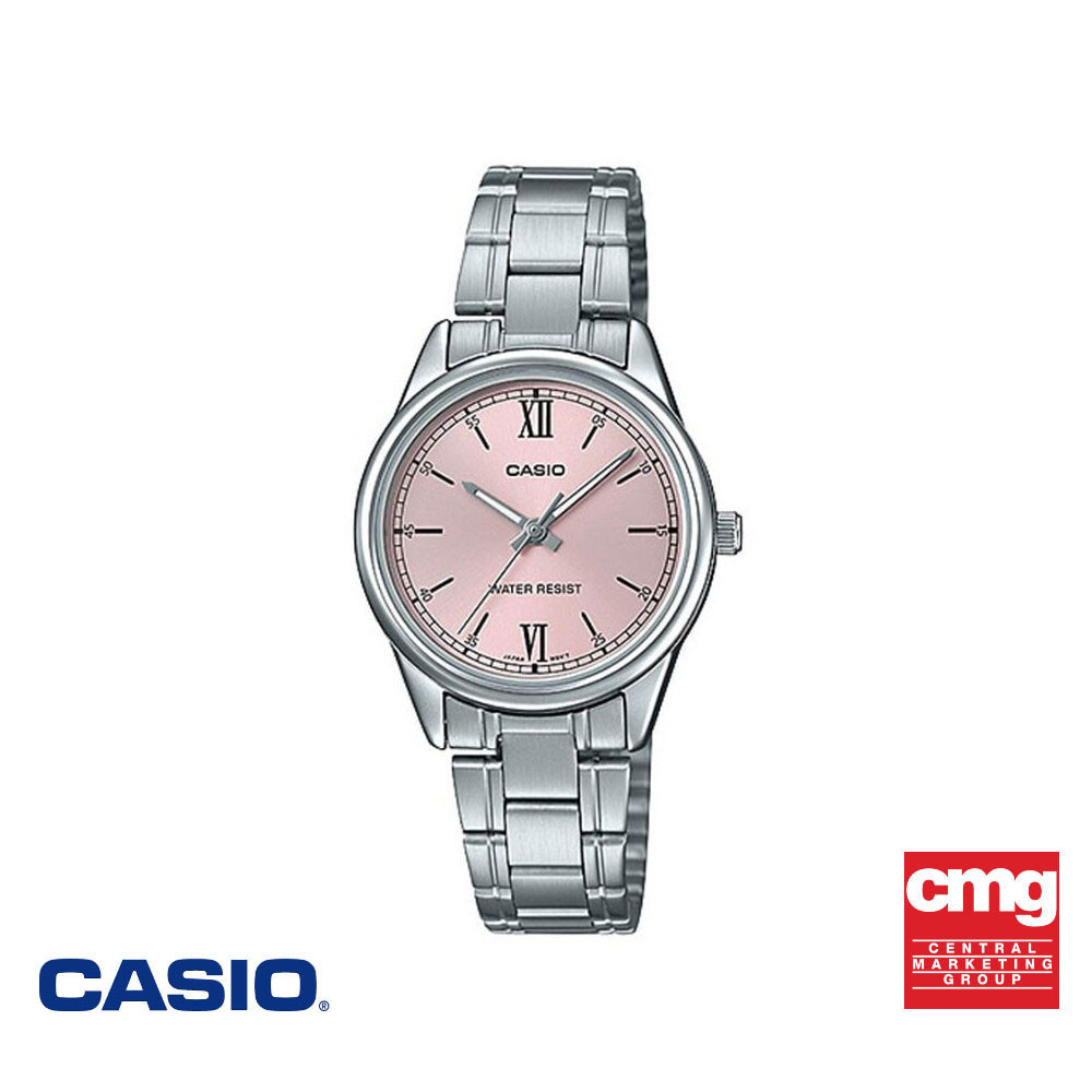 CASIO นาฬิกาข้อมือผู้หญิง GENERAL รุ่น LTP-V005D-4B2UDF นาฬิกา นาฬิกาข้อมือ นาฬิกาผู้หญิง