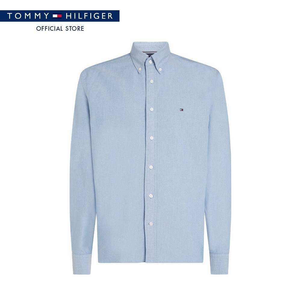 Tommy Hilfiger เสื้อ ผู้ชาย รุ่น MW0MW41250 0GY - สีน้ำเงิน ทรง Regular
