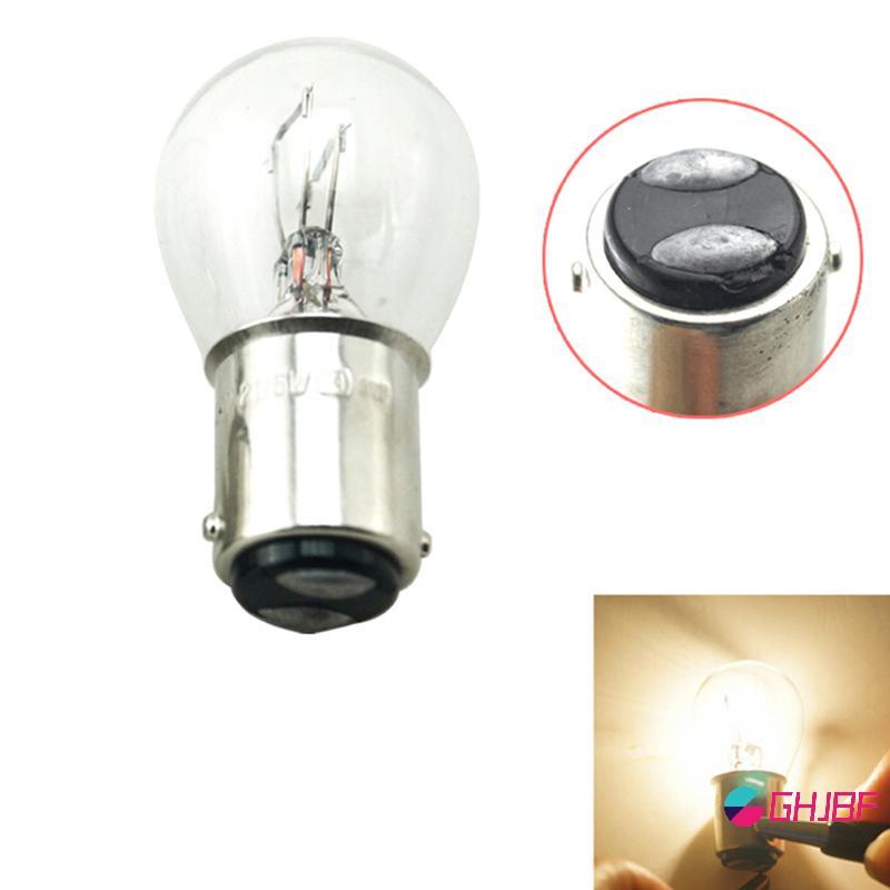 GHJBF] 2 ชิ้น/คอมพิวเตอร์ 1157 Bay15D 21/5W รถย้อนกลับ Baup Stop เบรคไฟท้ายหลอดไฟสีเหลือง Ssnck คอเต
