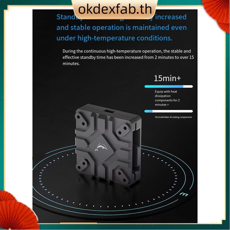 สําหรับ O4 Pro V2 หน่วยเลนส์อลูมิเนียมความร้อน Sink กรณีการปรับเปลี่ยนชิ้นส่วน Cooling + UV/ND8/ND16