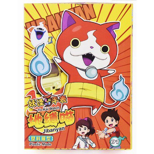 K KC Yo-kai นาฬิกาแมวประกอบรุ่น Ground-bound Cat Doraemon Samurai Meow Kojiro Kojiro Vampire Cat