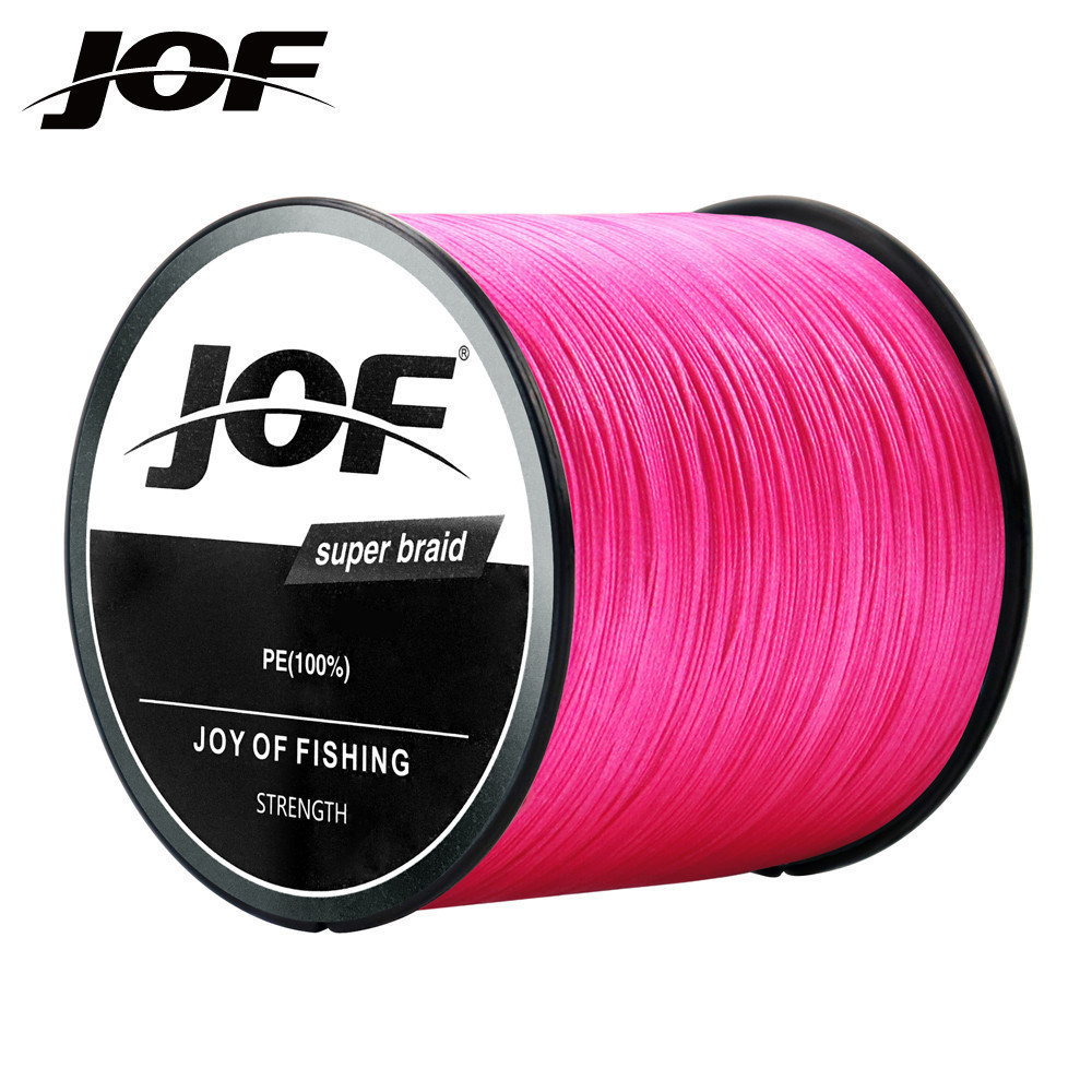 JOF สายเบ็ด PE 1000M แบบ Braided ลอย ใช้ได้กับเบ็ดตกปลาส่วนใหญ่
