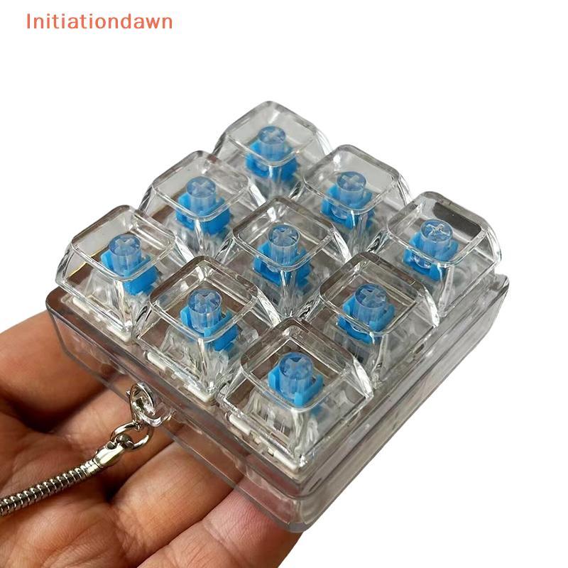 [Initiationdawn] 4Key Mechanical Keyboard Axis Tester LED Keycap Switch Samr Key ของเล่นความเครียดบร