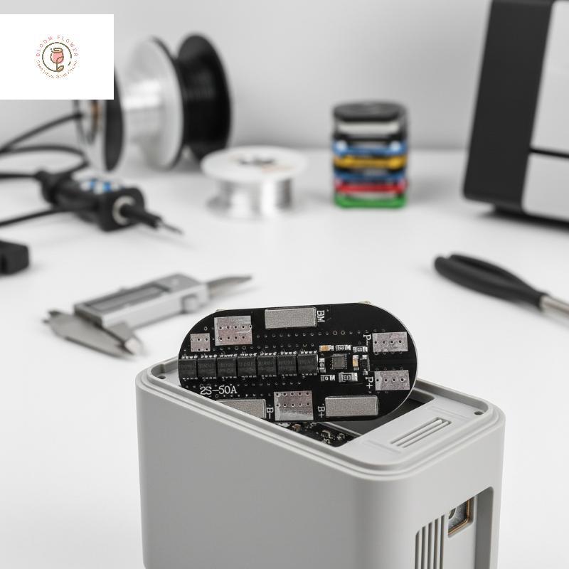 [ล้านgridnew] 2S 50A 3.7V BMS Module Li Ion แบตเตอรี่ป้องกันการชาร์จปลอดภัยบอร์ดปัจจุบันสําหรับ Outd