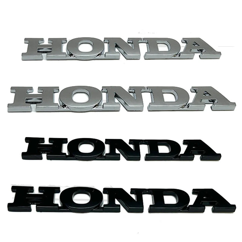 3D ABS Honda โลโก้ป้ายสัญลักษณ์รถสําหรับ Fit Civic Freed Fiber Accord CRV CR V Jazz Hybrid Odyssey ด