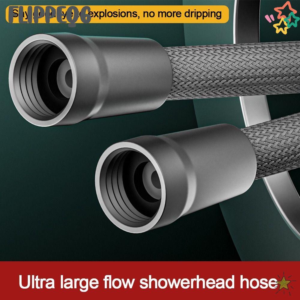 FLIPPEQ6 1.5/2 เมตรมือถือสายฝักบัว, Anti Winding Universal Interface Shower Tube, ทนทาน GI/2 แรงดันส