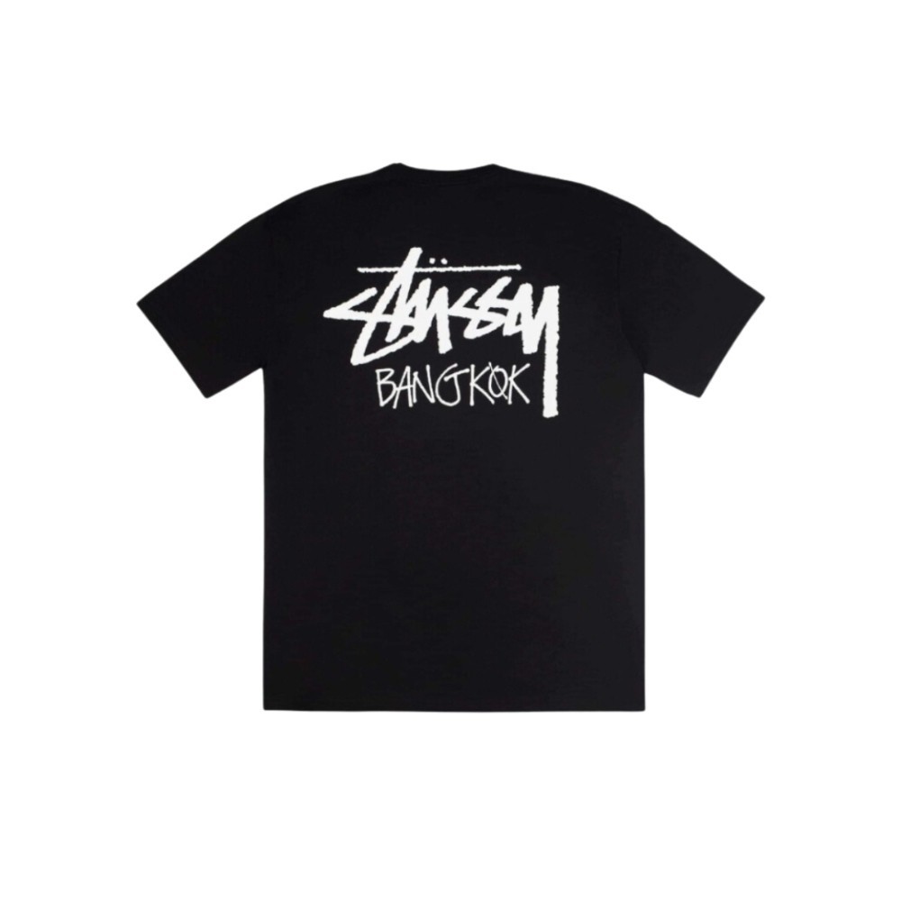 【ของแท้ 100 %】Stussy Exclusive Bangkok T-Shirt White /Black