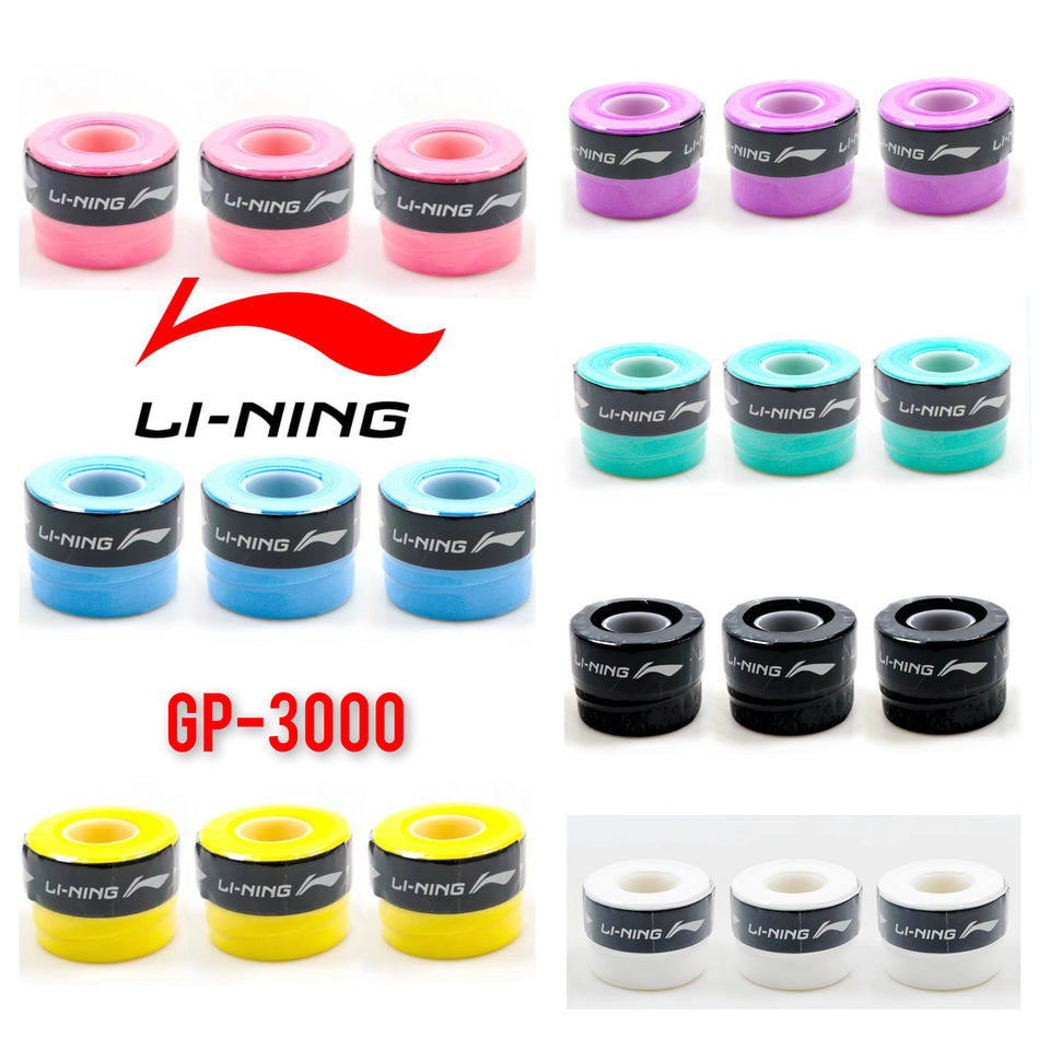 Li-Ning GP-3000 Badminton Pickleball Anti-Slip Breathable Overgrips
