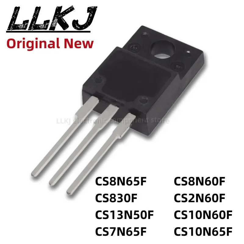 5pcs CS8N65F CS830F CS13N50F CS7N65F CS8N60F CS2N60F CS10N60F CS10N65F TO-220F Field Effect ทรานซิสเ