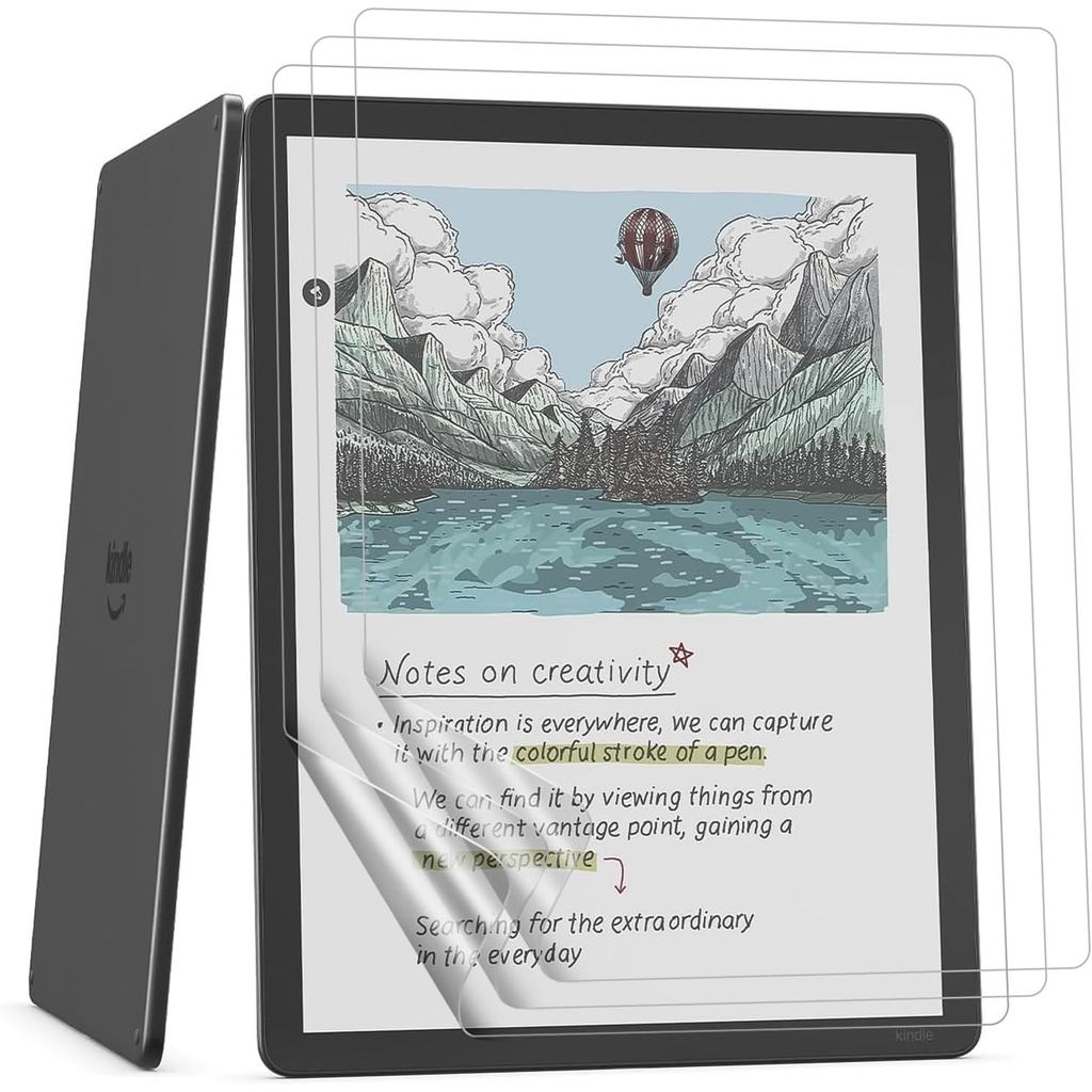 3-PackMoKo Anti-Glare Matte PET Screen Protector สําหรับ 11 " Kindle Scribe Colorsoft & Kindle Scibe 3rd Generation 2025 ไม่พอดี Kobo Colour