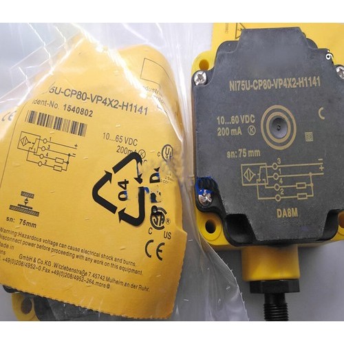 Turck NI75U-CP80-VP4X2-H1141 เซ็นเซอร์อุปนัยใหม่หนึ่งจัดส่งฟรี