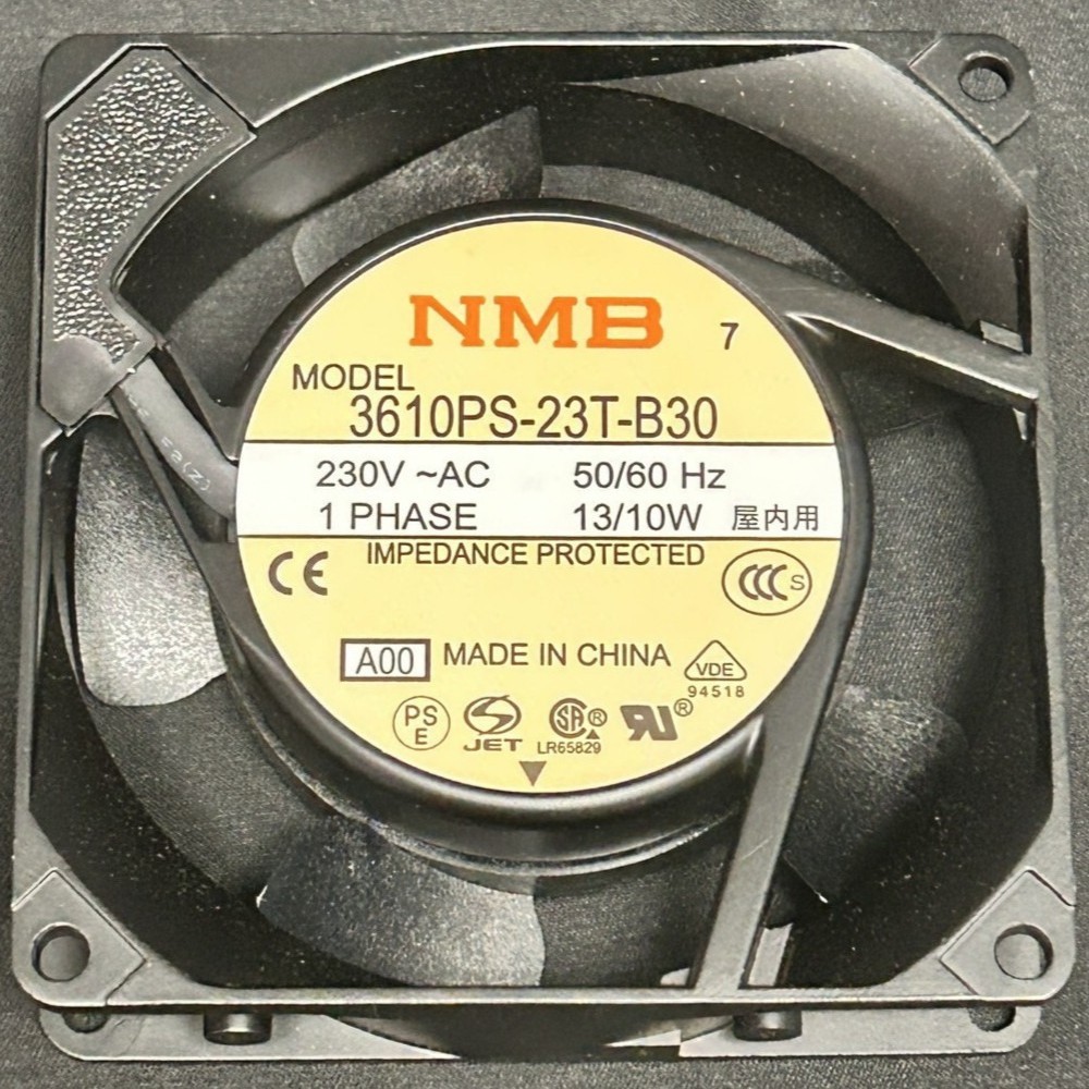 ใหม่ NMB 230V~AC Axial Fans 3610PS-23T-B30 IMPEDANCE PROTECTED (1 ชิ้น) 13/10W