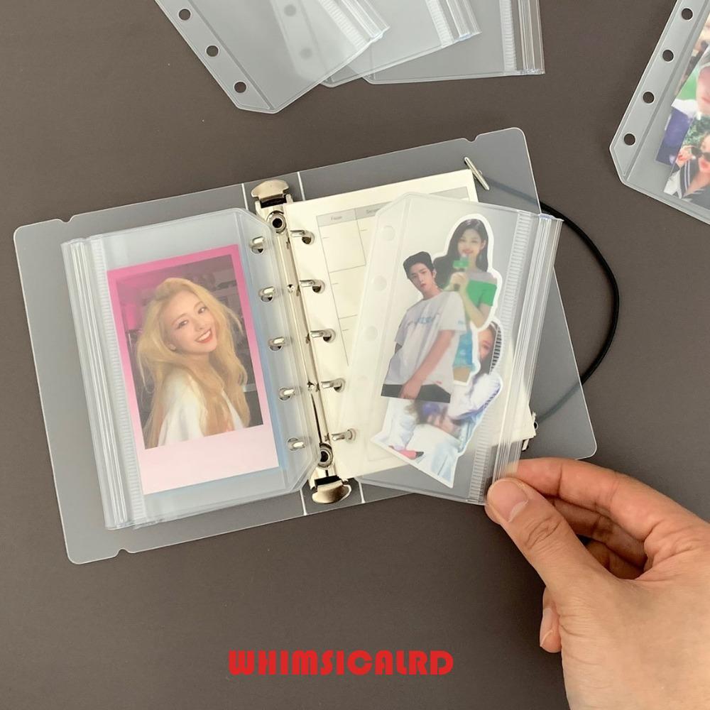 WHIMSICARD 10 ชิ้นเกลียว Binder Divider หน้าแยก, 5 หลุม M5 เติมเกลียว Page Binder Indexing การ์ด, Ma
