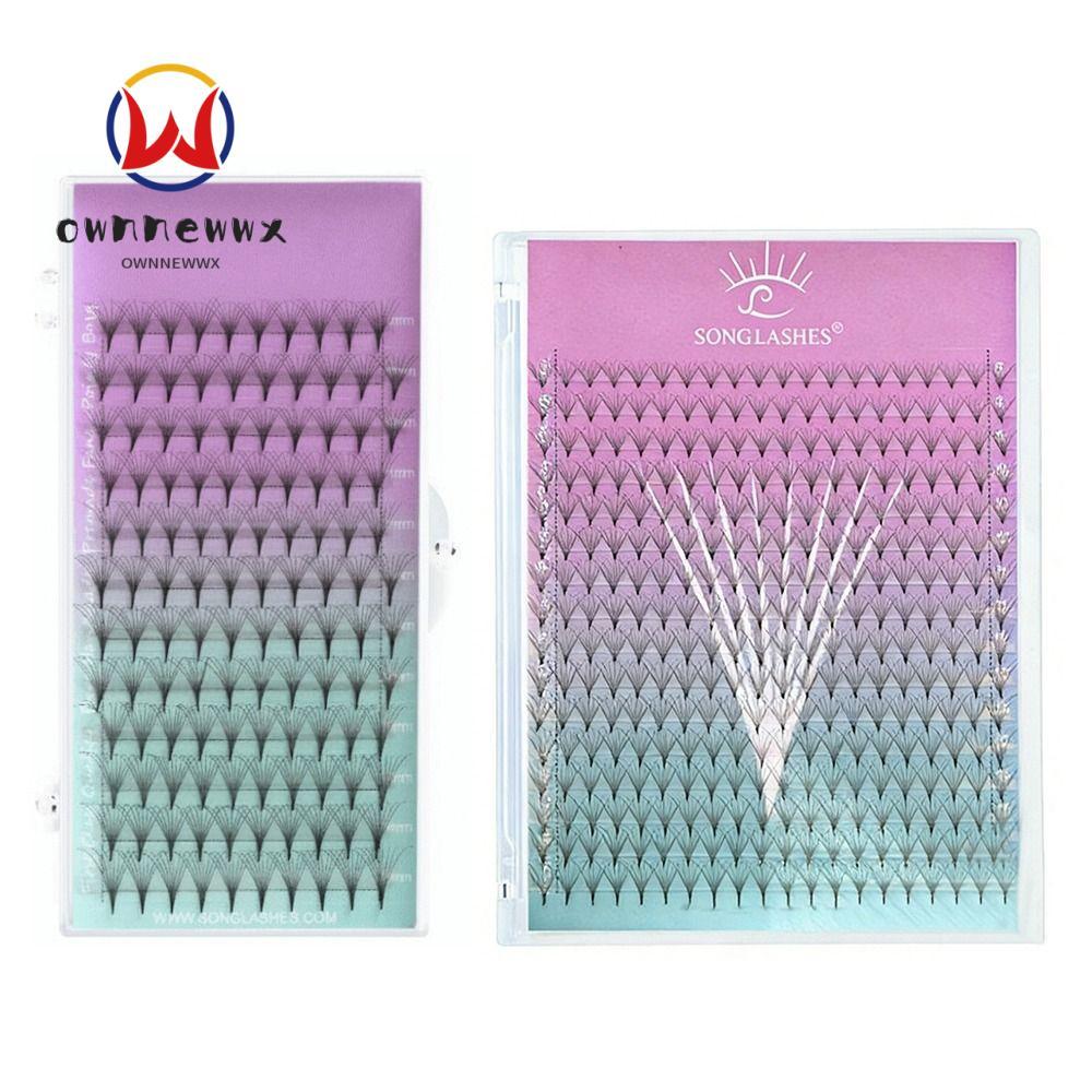 OWNNETH ขนตาปลอม, 8D Volume Sharp ขนตาปลอมบาง, Professional Grade 6D Volume PBT วัสดุ Lash Extension