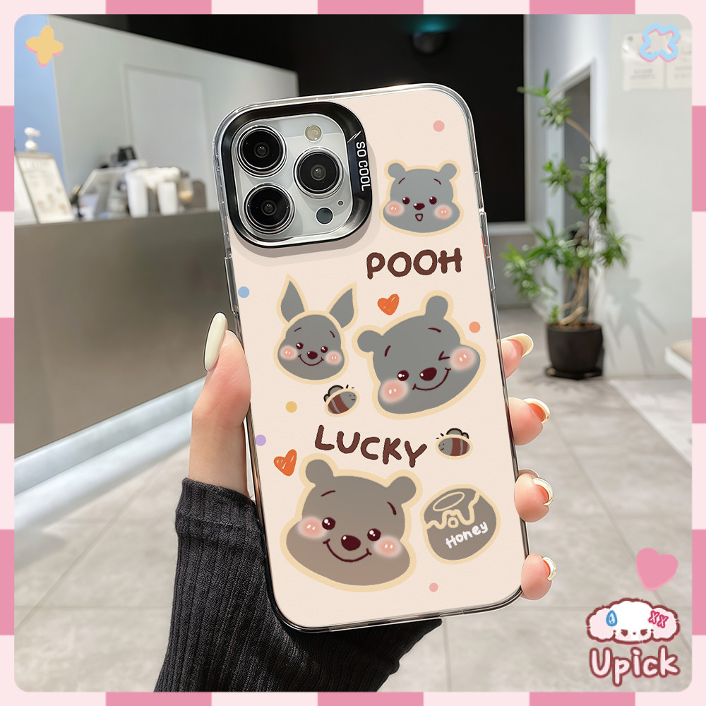 Upick- วีโว่ เคสโทรศัพท์ สําหรับ For VIVO Y17 Y17S Y28 Y1S Y50 Y91 Y95 Y15s Y15a Y01 Y53s Y31 เคส หมีน้อยนำโชคที่น่ารัก