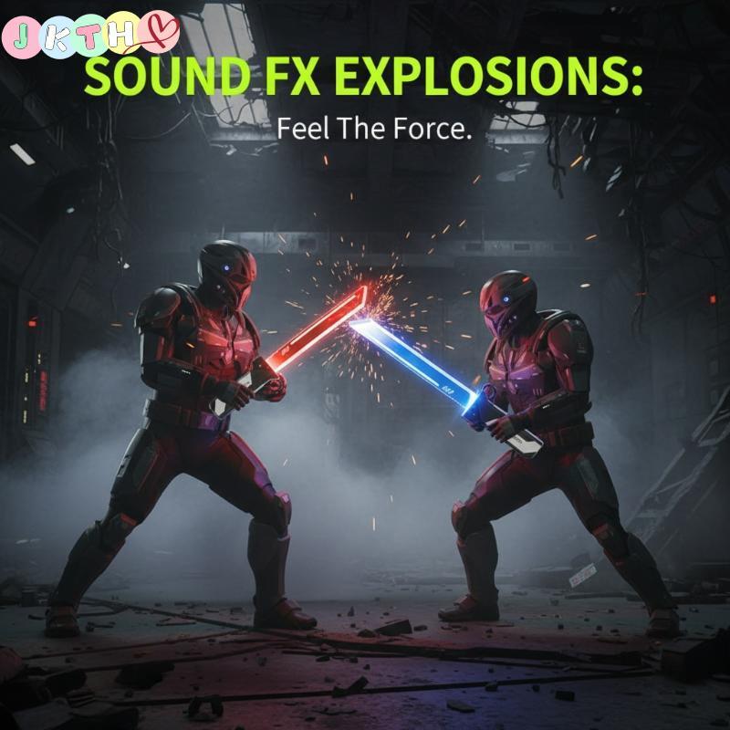 JKTH Lightsaber ดาบของเล่นดาบเกมสําหรับเด็กผู้ใหญ่ Double-ded Luminous ของเล่นสําหรับชายเด็ก Interac