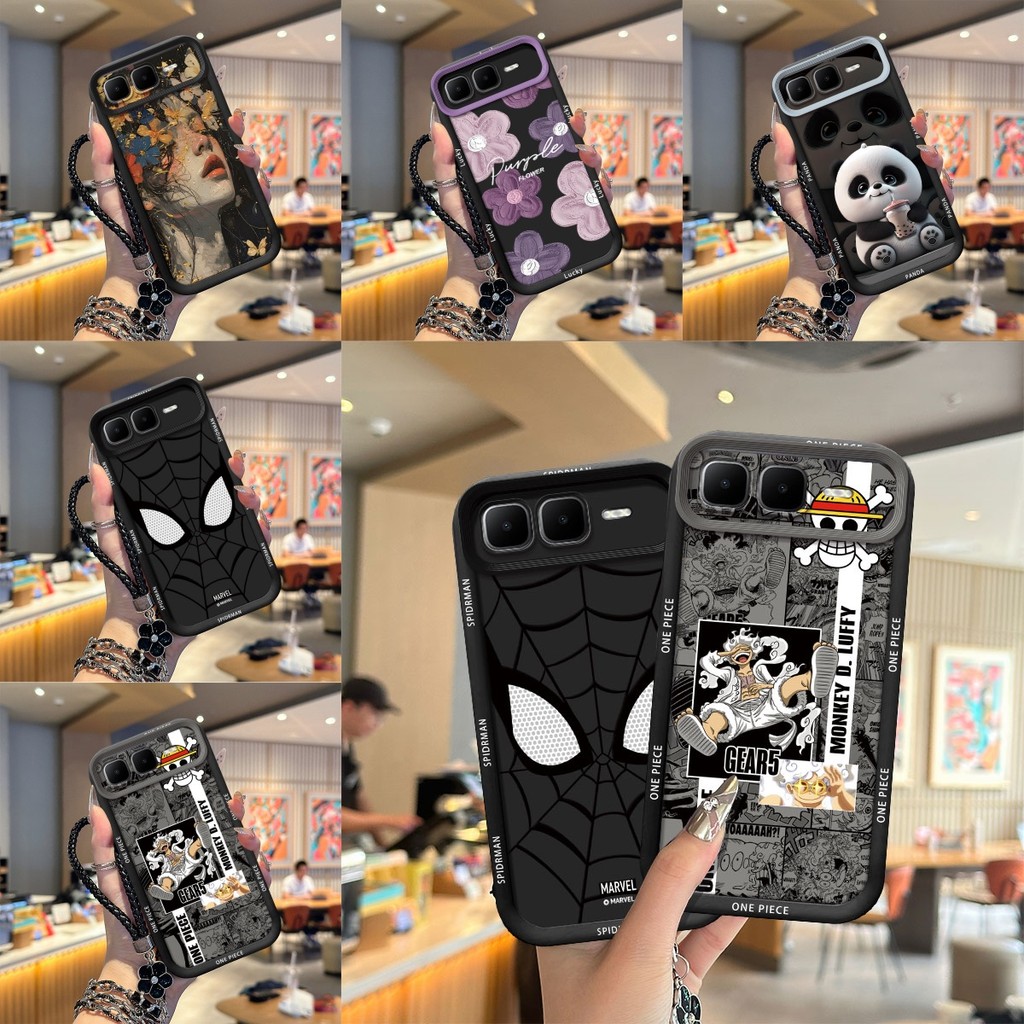 เคส Infinix Smart 10 Plus Black เคสโทรศัพท์ซิลิโคนอ่อนนุ่มเทรนด์ภาพ TYHS