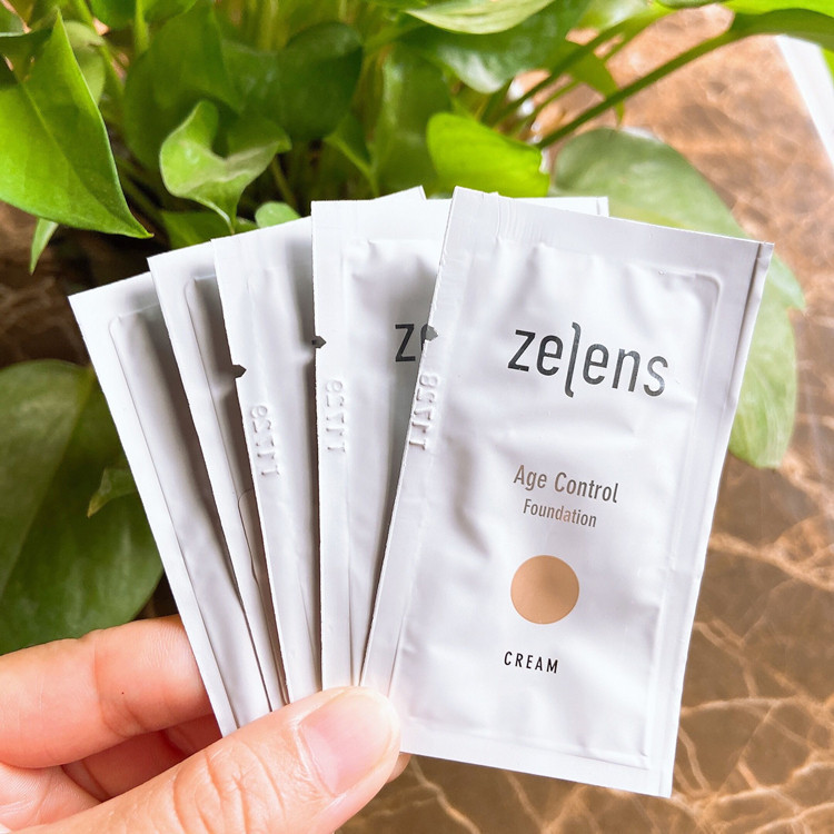 รองพื้น cushion Zelens Creamy Skin Two White Trial Skin Nourishing Liquid Foundation