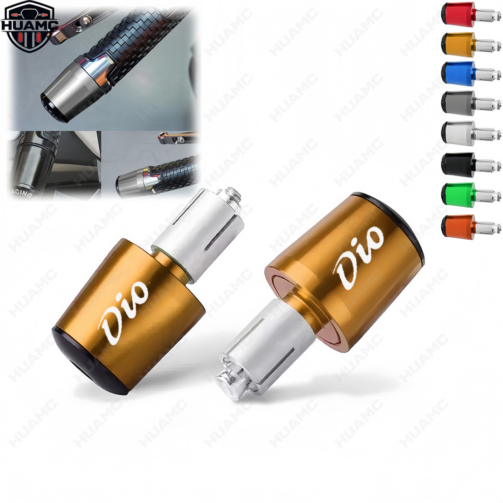 สําหรับHONDA Dio 110/Dio 125/Dio Z4 รถจักรยานยนต์อลูมิเนียมCNCจับปลั๊กจับบาร์Endน้ําหนักHandlebar Gr