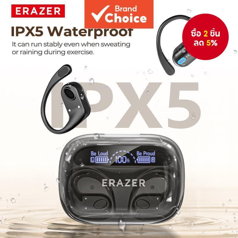 Erazer XP18 OWS หูฟังหูฟังไร้สาย TWS บลูทูธ 6.0 AI การแปลจอแสดงผล LED Power Bank สําหรับกีฬา