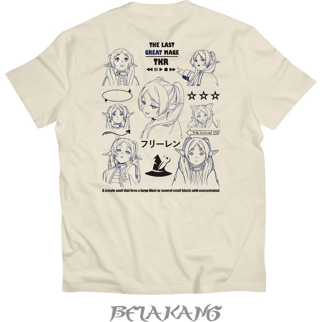 เสื้อยืดอนิเมะ Frieren Sousou No Frieren 01F - เสื้อยืดอนิเมะ - เสื้อยืดอนิเมะ