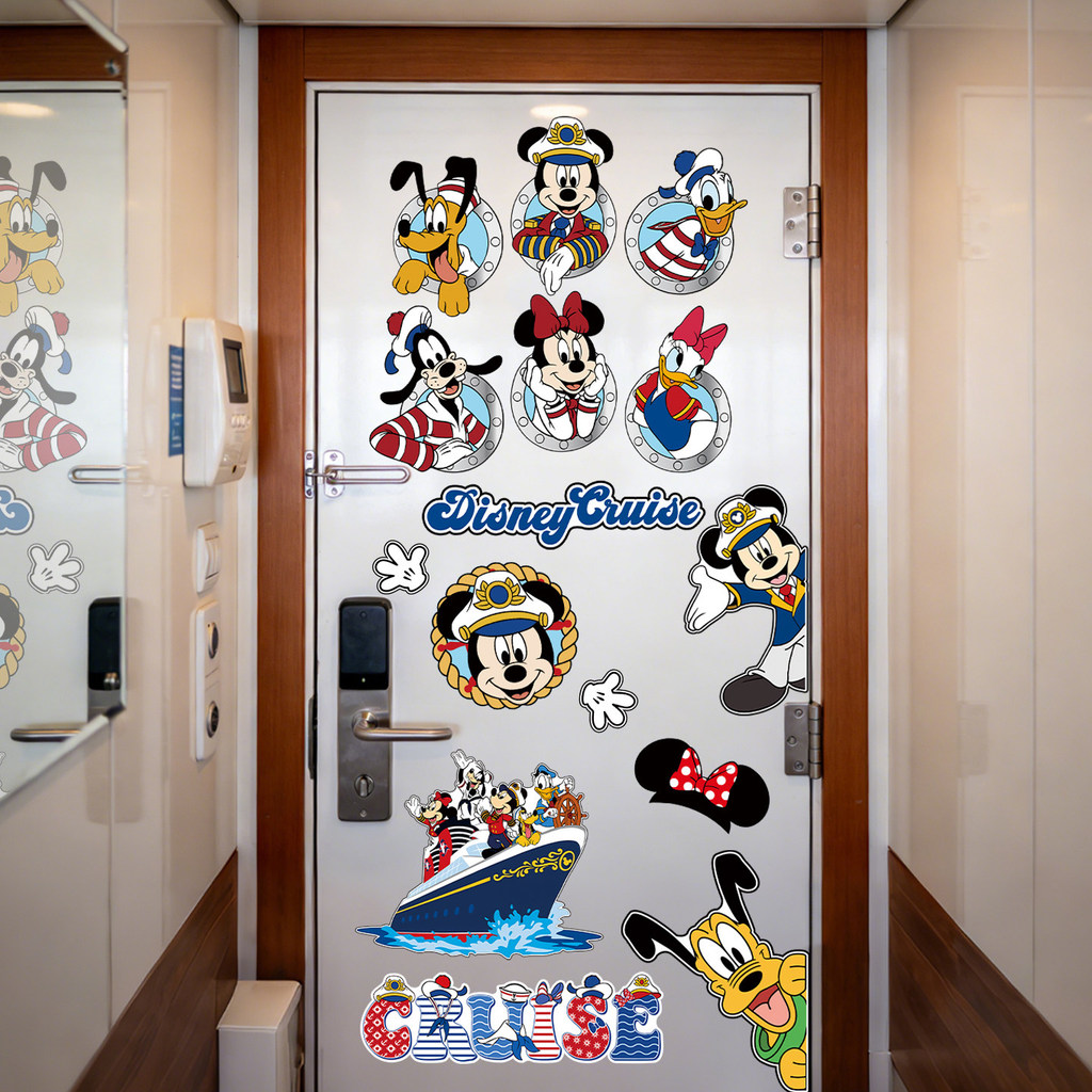 2026 สินค้าใหม่ Cruise Wheel สติ๊กเกอร์ติดประตู สติ๊กเกอร์แม่เหล็ก Entry ในครัวเรือน น่ารัก สร้างสรรค์ การ์ตูน Cruise สติ๊กเกอร์ อะนิเมะ ตู้เย็น20260417