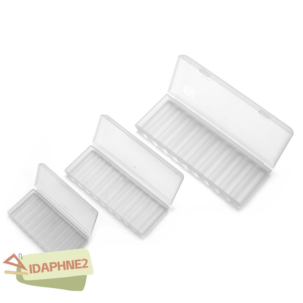 IDAPHNE2 10 ช่องแบตเตอรี่ Organizer พลาสติกแข็งกระเป๋าถือกล่องสําหรับ AAA/AA/18650