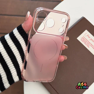 เหมาะสำหรับ IPhone 16 15 17 12 11 14 13 Pro Max 15 Plus เคสโทรศัพท์แบบบางโปร่งใสสีทึบป้องกันการตกทั้งหมด
