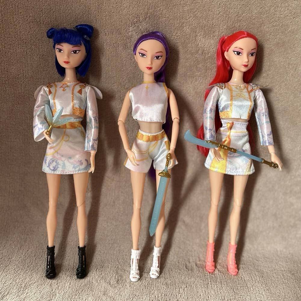 K-Pop: Demon Hunters 11 inches & 11 joints baby doll toys set