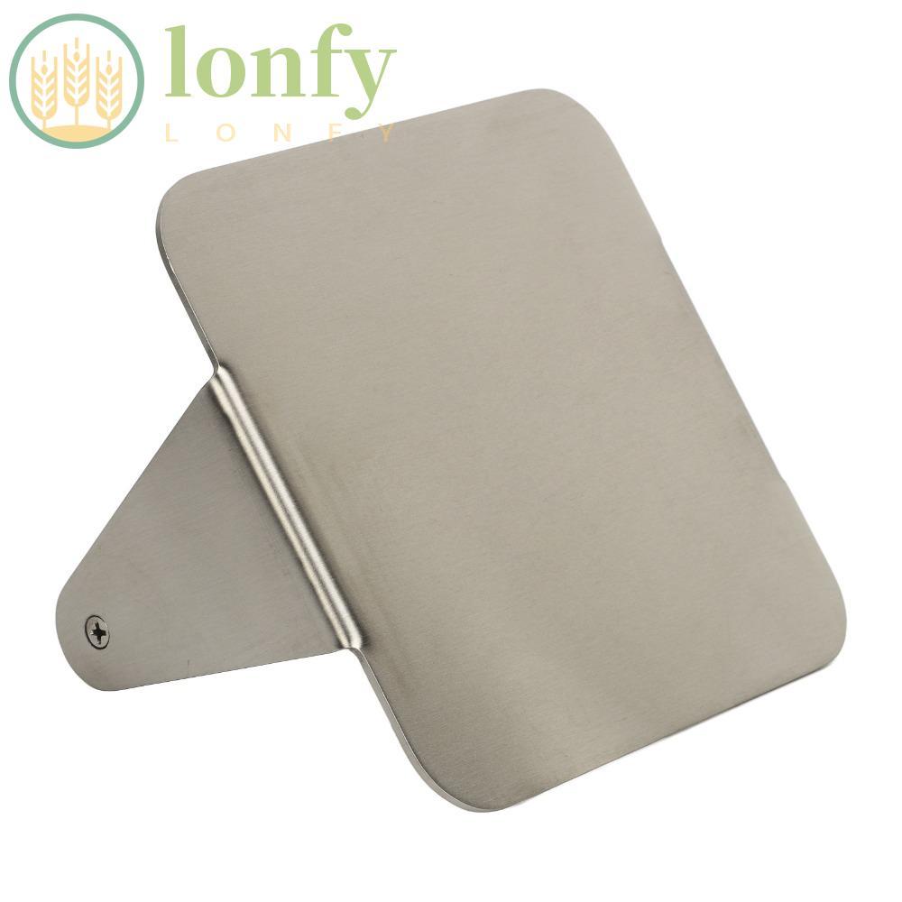 LONFY Burger Smasher, สแตนเลส Ergonomic Burger Press, ทนทานพร้อมด้ามไม้ Square Cutlet Press ครัวใช้