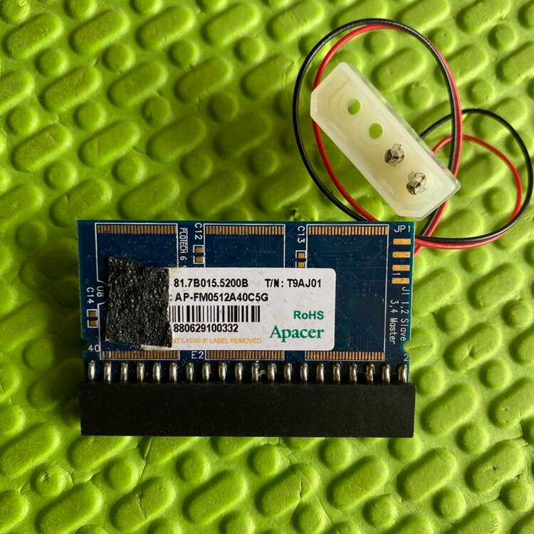 Apacer Apacer Electronic Disk 40pin Desktop IDE Interface มิติ Alliance ros สามารถติดตั้ง Love Fast