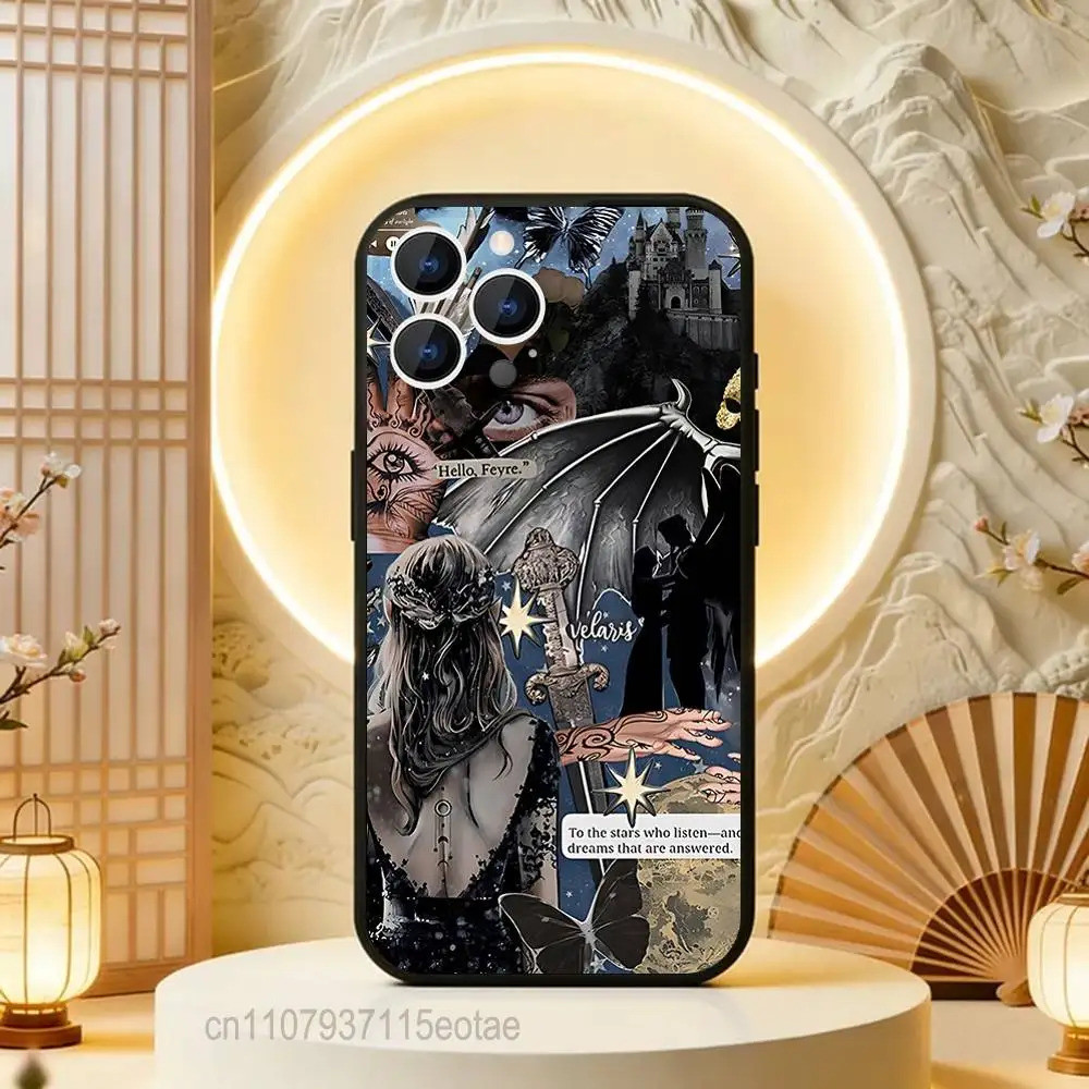 TP-2 Acotar A Court of M-Mist and Fury เคสโทรศัพท์สําหรับ iPhone 17,16,15,14,13,12,11,Pro,Max,Plus,E