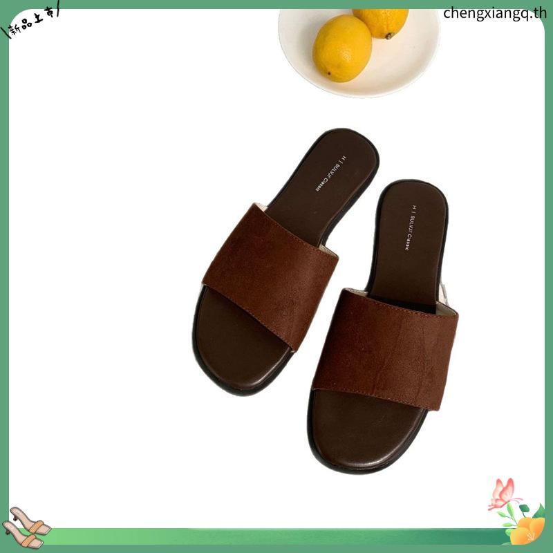 SU1 BATA รองเท้าแตะผู้หญิง Taupe - 5612433