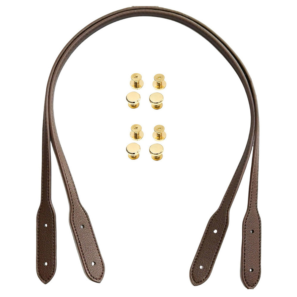 กระเป๋าถือสายรัดหมุด พร้อมอุปกรณ์เสริม DIY สีทึบ ลายลิ้นจี่แฟชั่น - รูปที่ 4