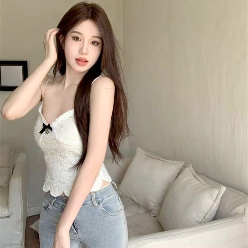 บราคอวีผูกโบว์สุดหรู ตัวเลือกที่ลงตัวสำหรับสาวๆ สุดเซ็กซี่ บราบุฟองน้ำนุ่มสบาย ดีไซน์แบบเสื้อกั๊ก พร้อมฟองน้ำในตัว