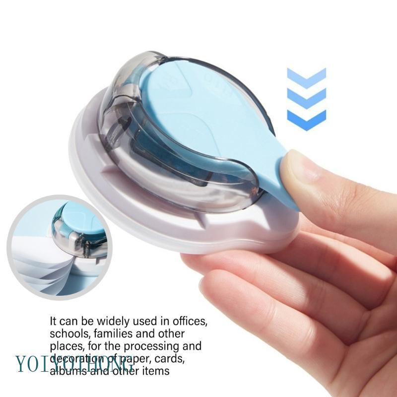 YOI อเนกประสงค์มุม Rounder Punch R4 7 R10 เครื่องตัดเอียงสําหรับ Office Craft ใช้