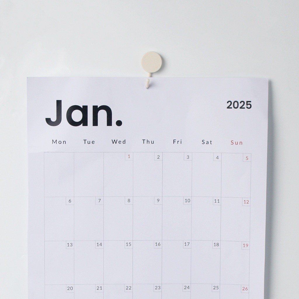 Aesthetic Wall Calendar 2026 - ปฏิทิน 2026