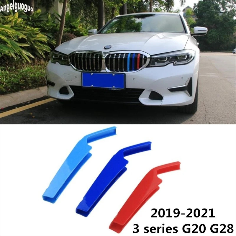 For BMW 3 Series G20 G28 F30 F35 2013-- accessories Car 3D Motorsport Power M Performance Front Gril