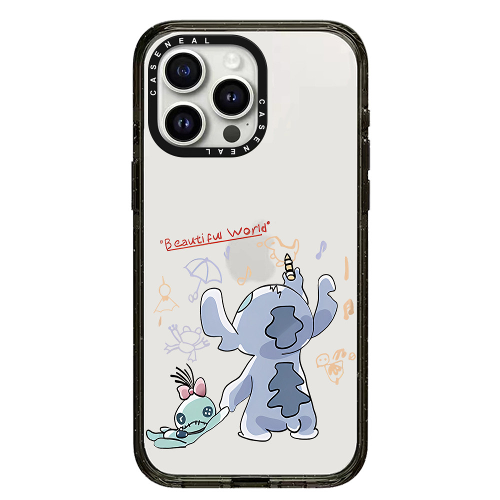 Drop proof CASENEALเคสโทรศัพท์สําหรับiPhone 17ProMax 17pro 17 air 16promax 16 15promax 15 14promax 13 13Promaxเคสแข็งน่ารักStitch 12PromaxกรณีiPhone 11คุณภาพสูง - รูปที่ 3