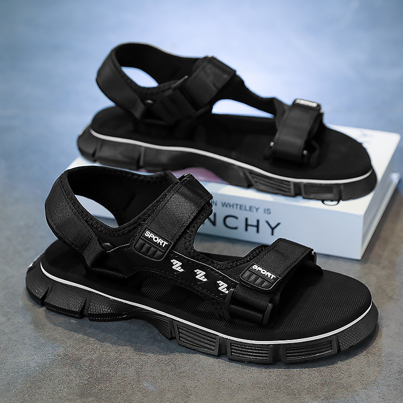 ผู้ชายรองเท้าแตะฤดูร้อนสไตล์ใหม่สบายสบายๆรองเท้าชายหาดกลางแจ้งผู้ชาย Soft Sole อินเทรนด์สวมใส่ด้านนอ