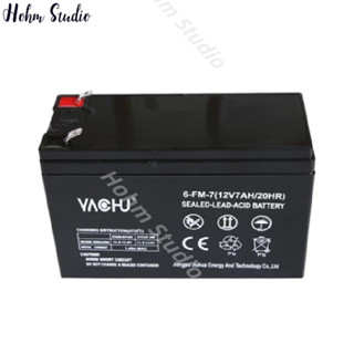 พร้อมส่ง💥12V7AH  YACHU แบตเตอรี่ มอเอร์ไซค์ UPS ไฟฉุกเฉิน พ่…