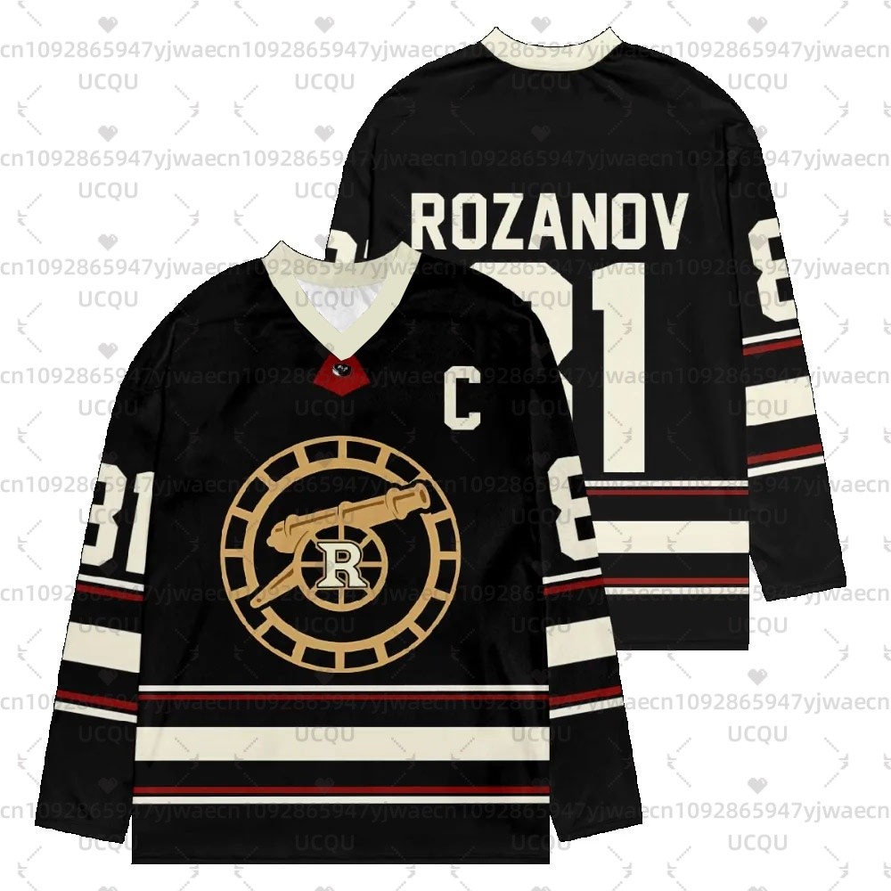New Heated Rivalry Hockey Jersey Long Sleeves Tee Men's Women's Rozanov HOLLANDER T-shirt Unisex Top