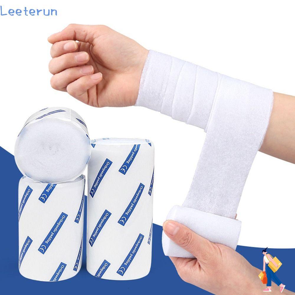 LEETERUN Cast Padding Wrap, Soft Absorbent Undercast Padding Roll, Cotton Breathable Gauze Roll