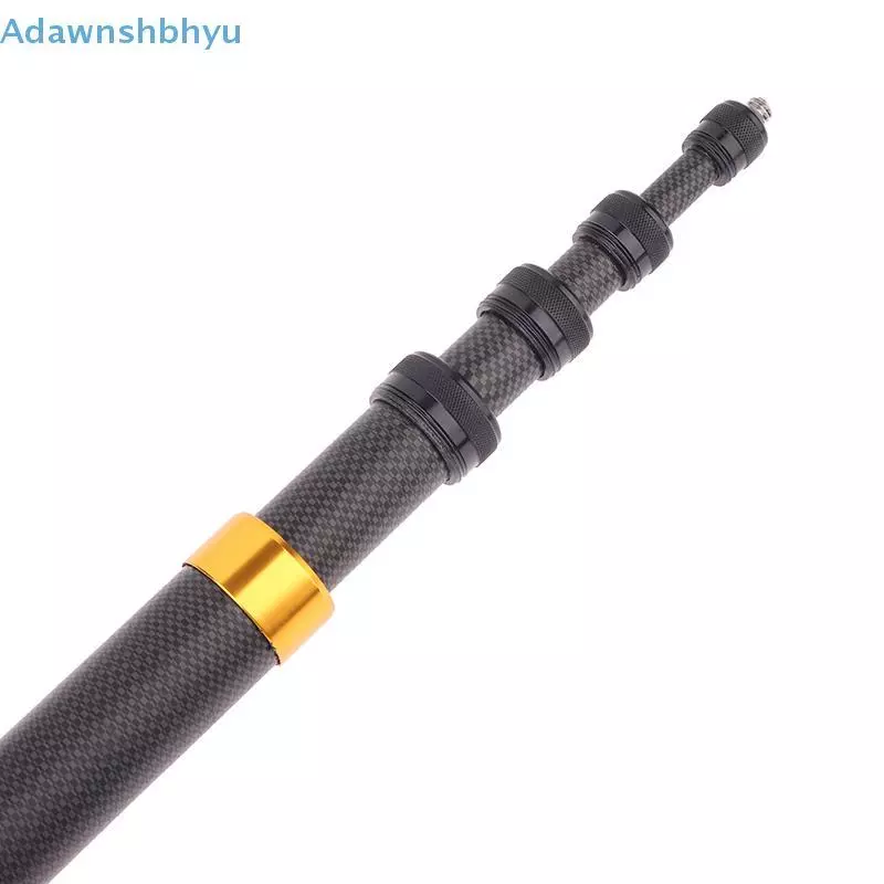 Adhyu 3M คาร์บอนไฟเบอร์ที่มองไม่เห็น Extended Edition Selfie Stick ปรับ Extension Pole สําหรับ Insta360 Panoramic กล้อง Action กล้อง TH thumbnail 5