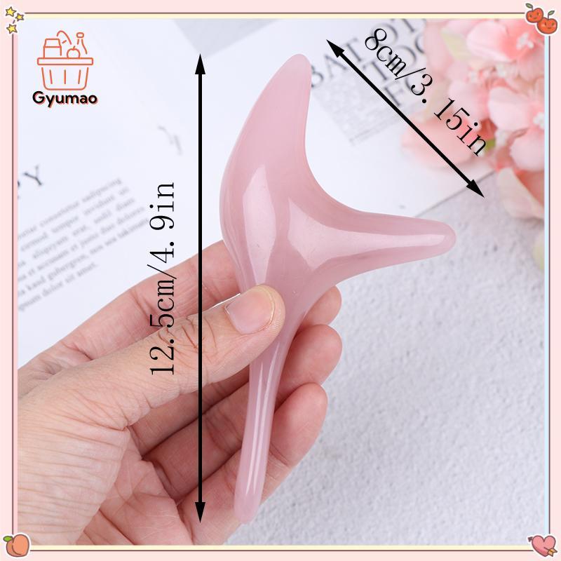mGUMO หยกธรรมชาติ GuaSha Massage Face Tool Gua Sha Board รูปที่ 5
